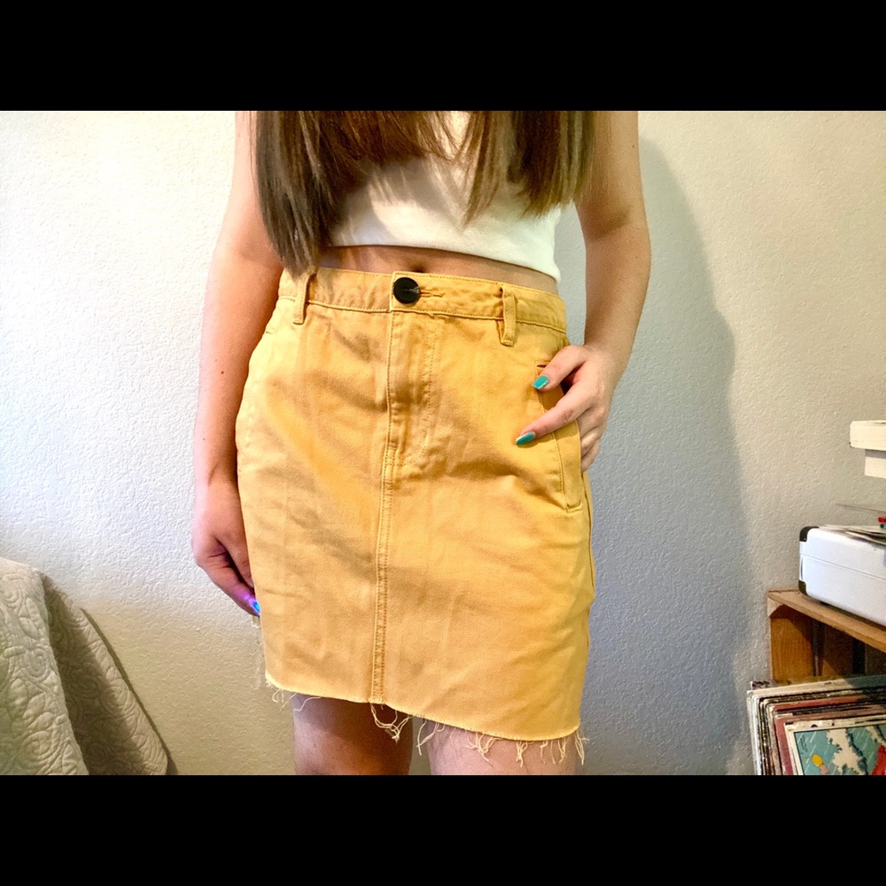 Burnt Orange Pacsun Skirt